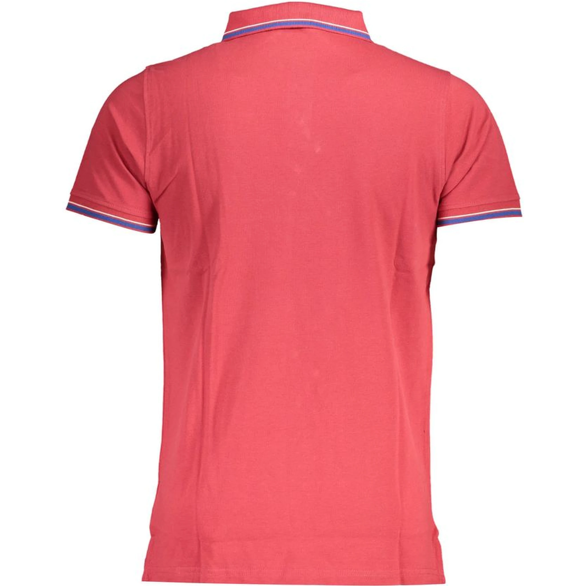 Red Cotton Men Polo Shirt