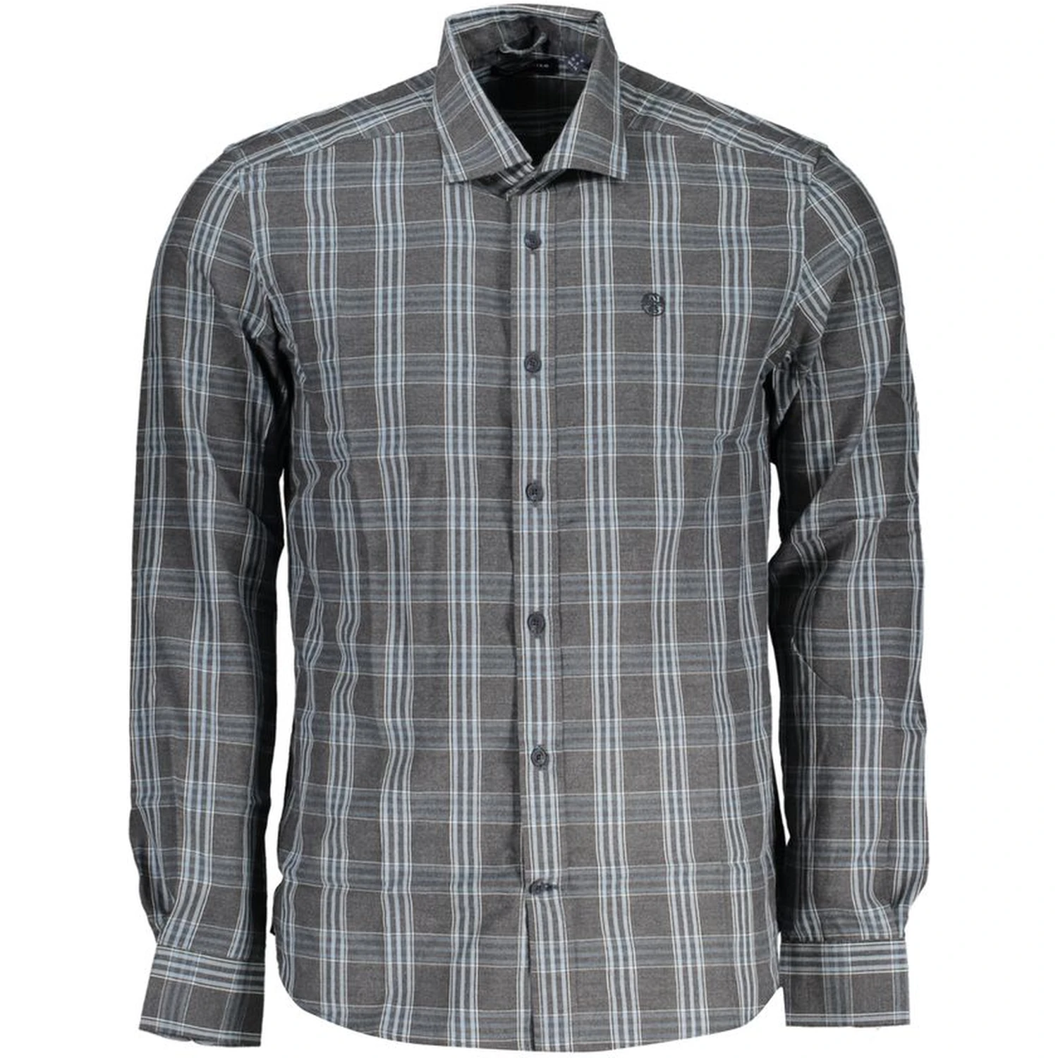 Brown Cotton Men Shirt