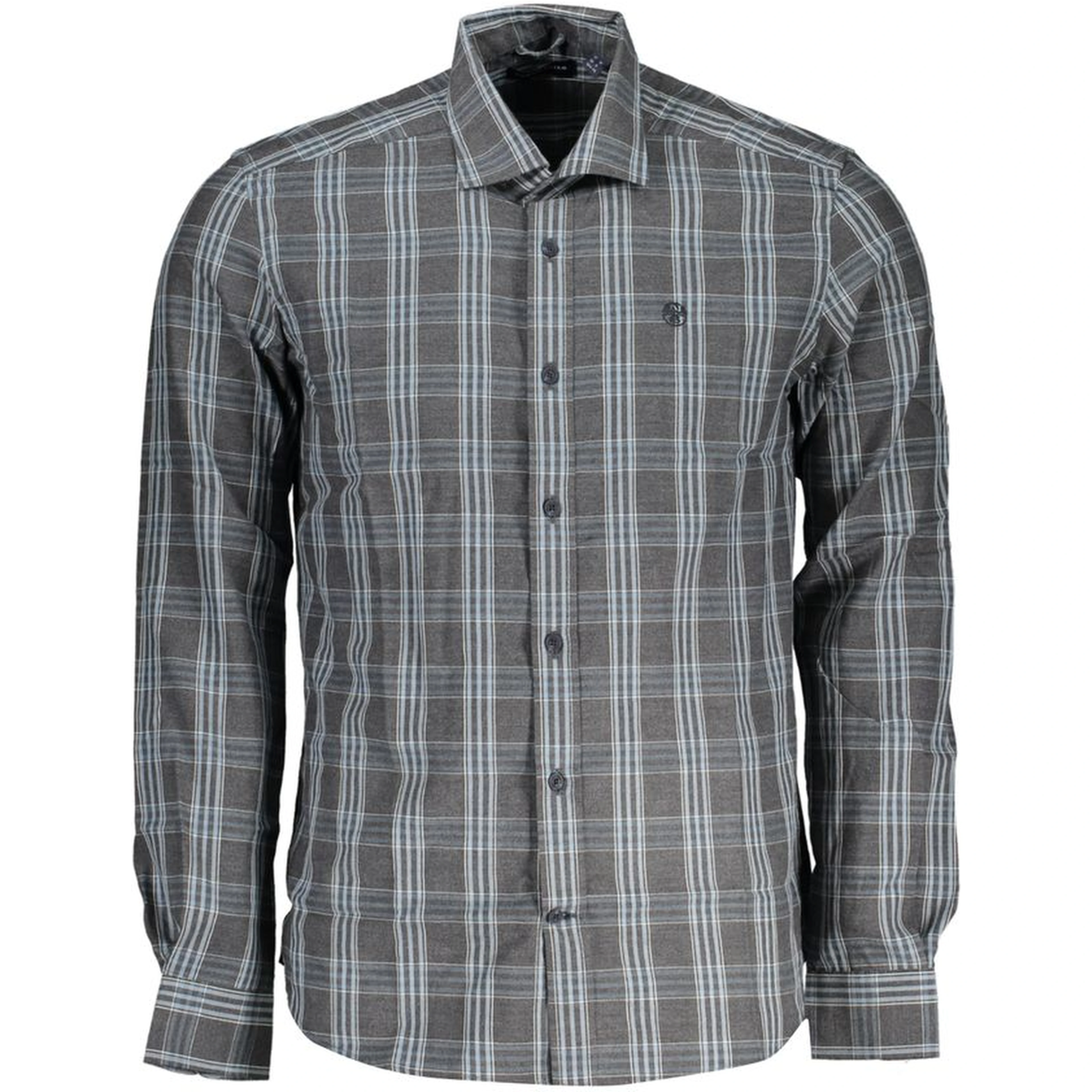 Brown Cotton Men Shirt