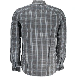 Brown Cotton Men Shirt