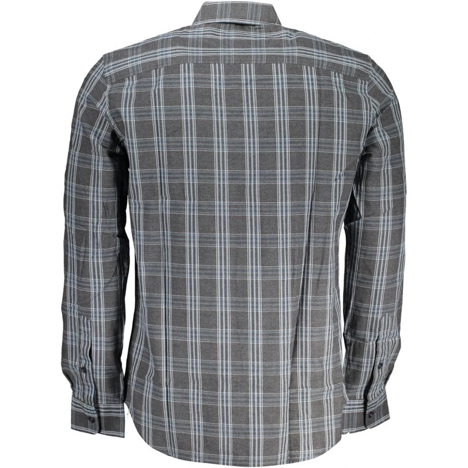 Brown Cotton Men Shirt