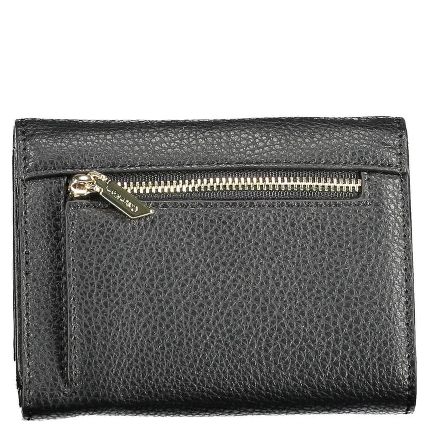 Black Polyester Women Wallet