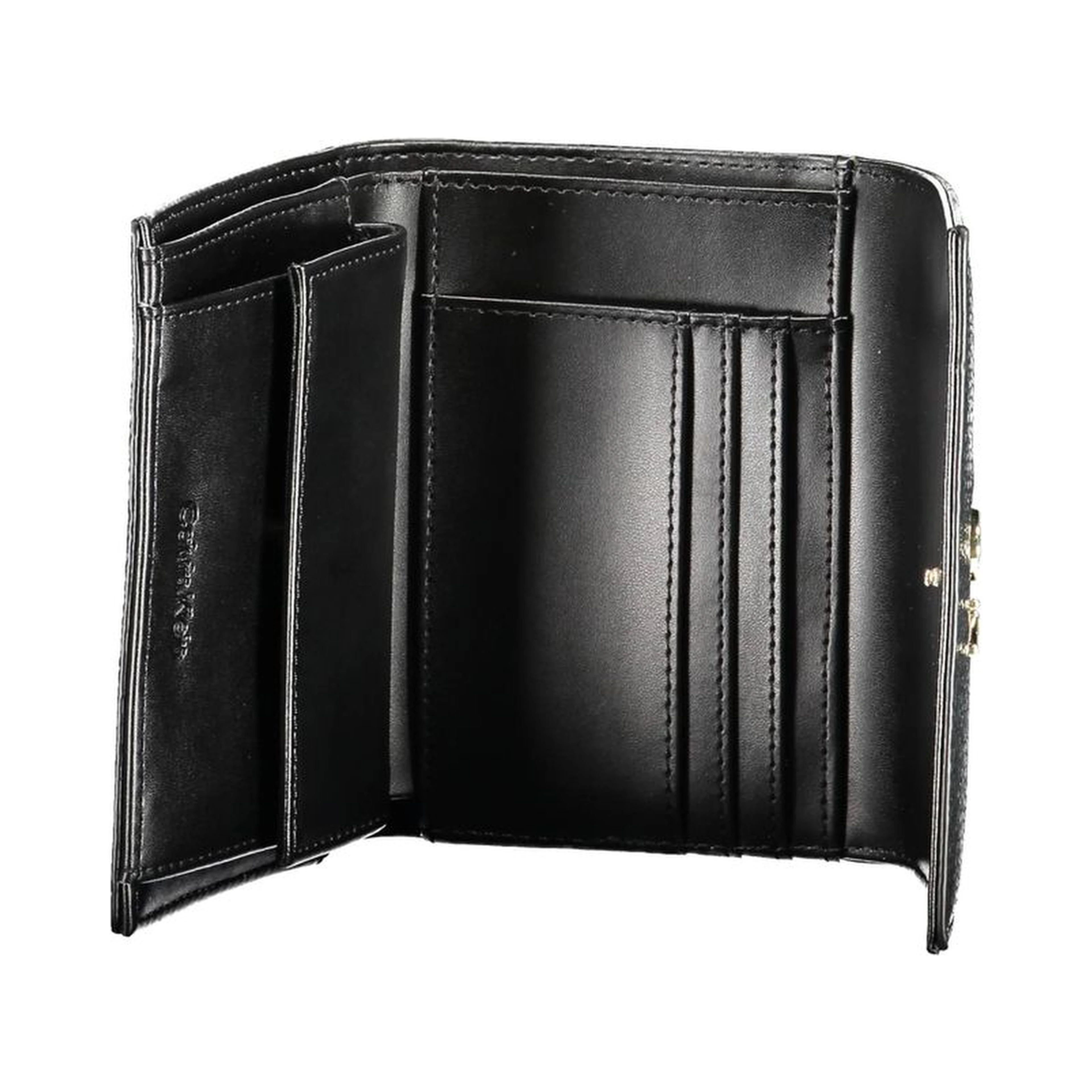 Black Polyester Women Wallet