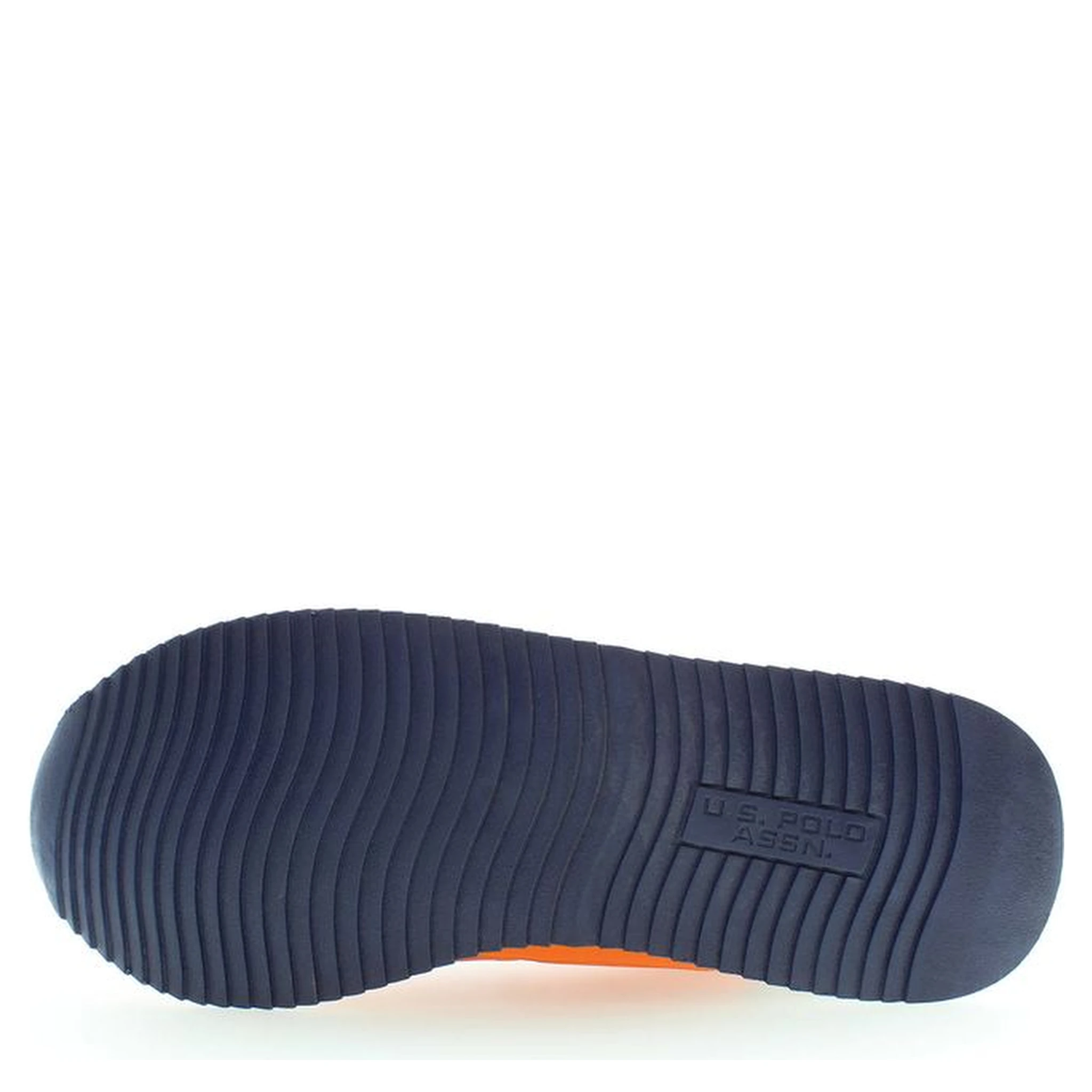 Orange Polyester Men Sneaker