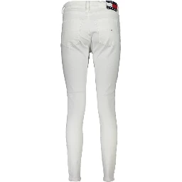 White Cotton Women's Jean