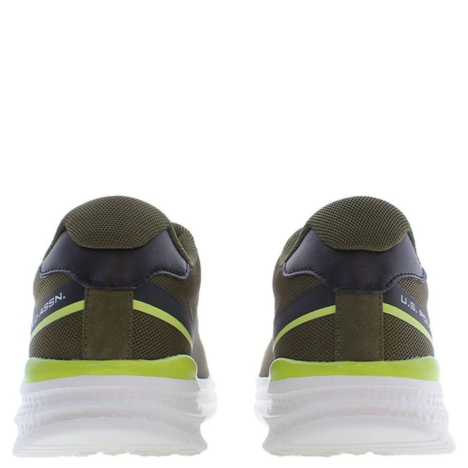 Green Polyester Men Sneaker