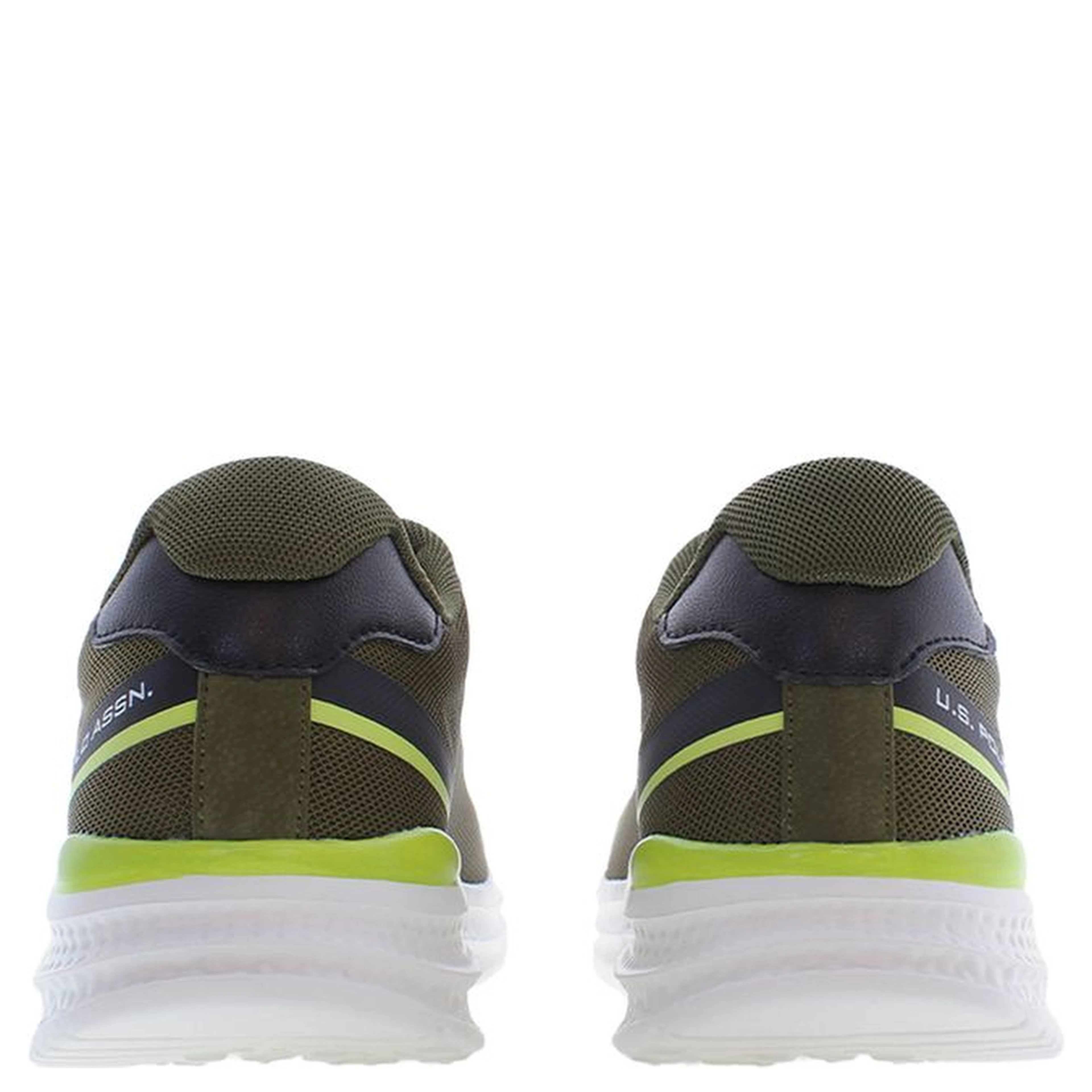 Green Polyester Men Sneaker