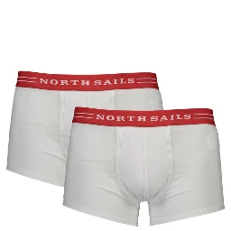 White Cotton Men Boxer