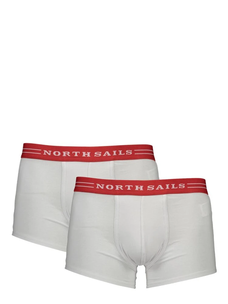White Cotton Men Boxer