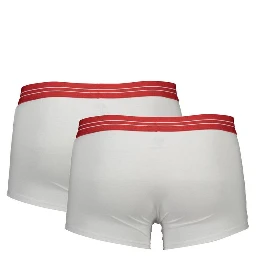 White Cotton Men Boxer