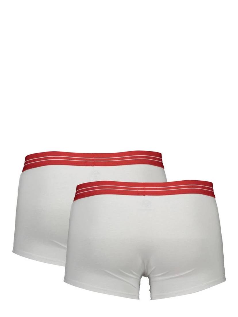 White Cotton Men Boxer