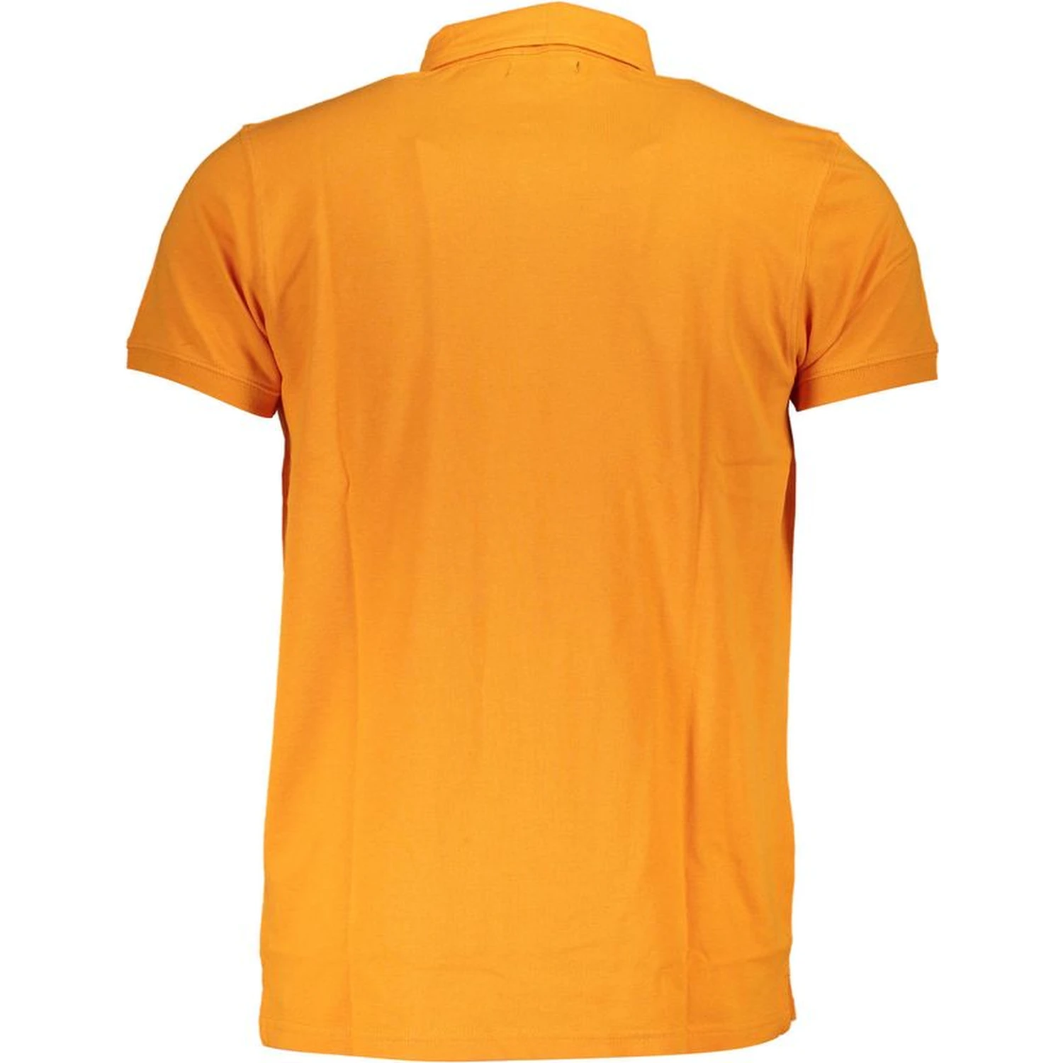 Orange Cotton Polo Shirt