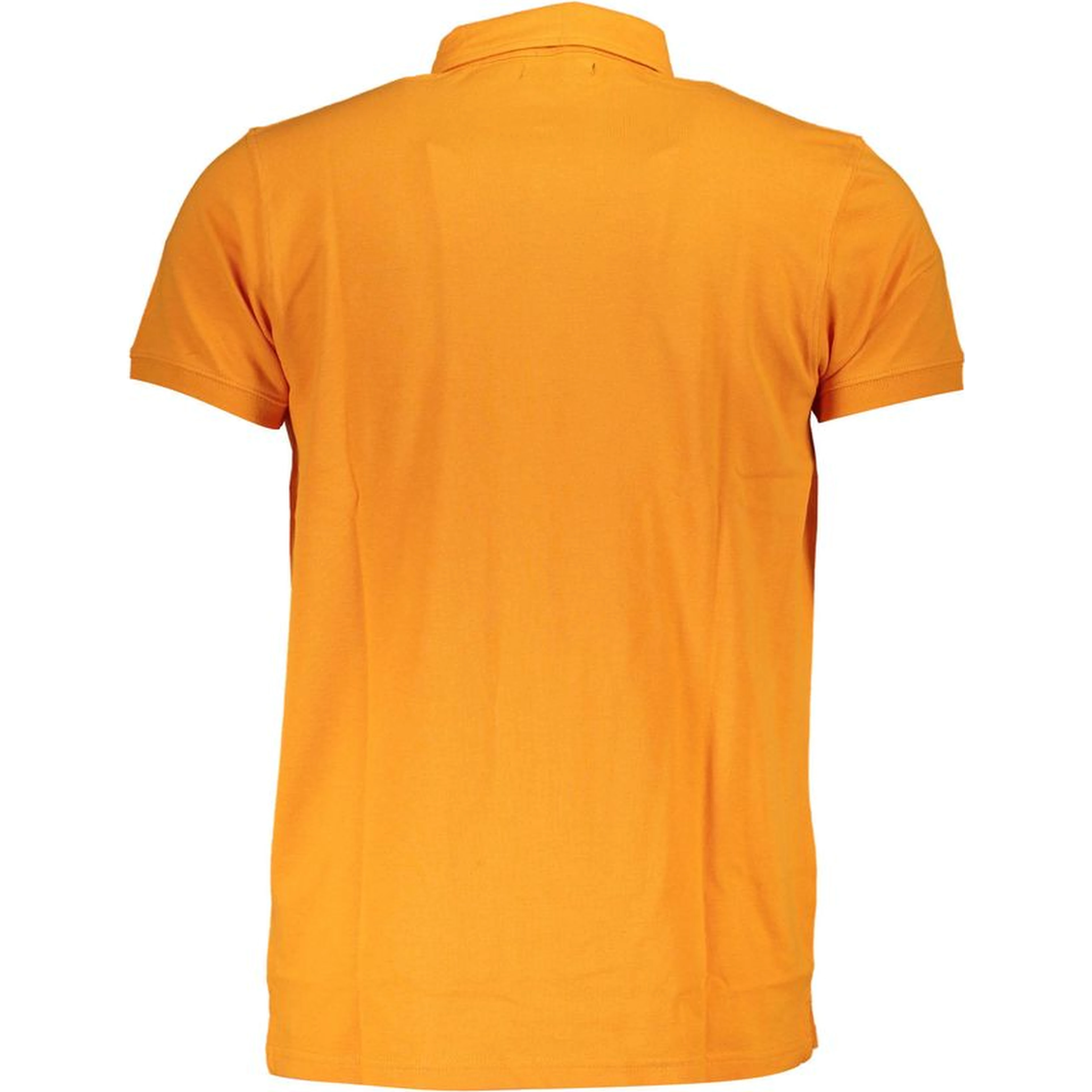 Orange Cotton Polo Shirt
