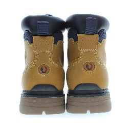 Beige Polyester Men Boot