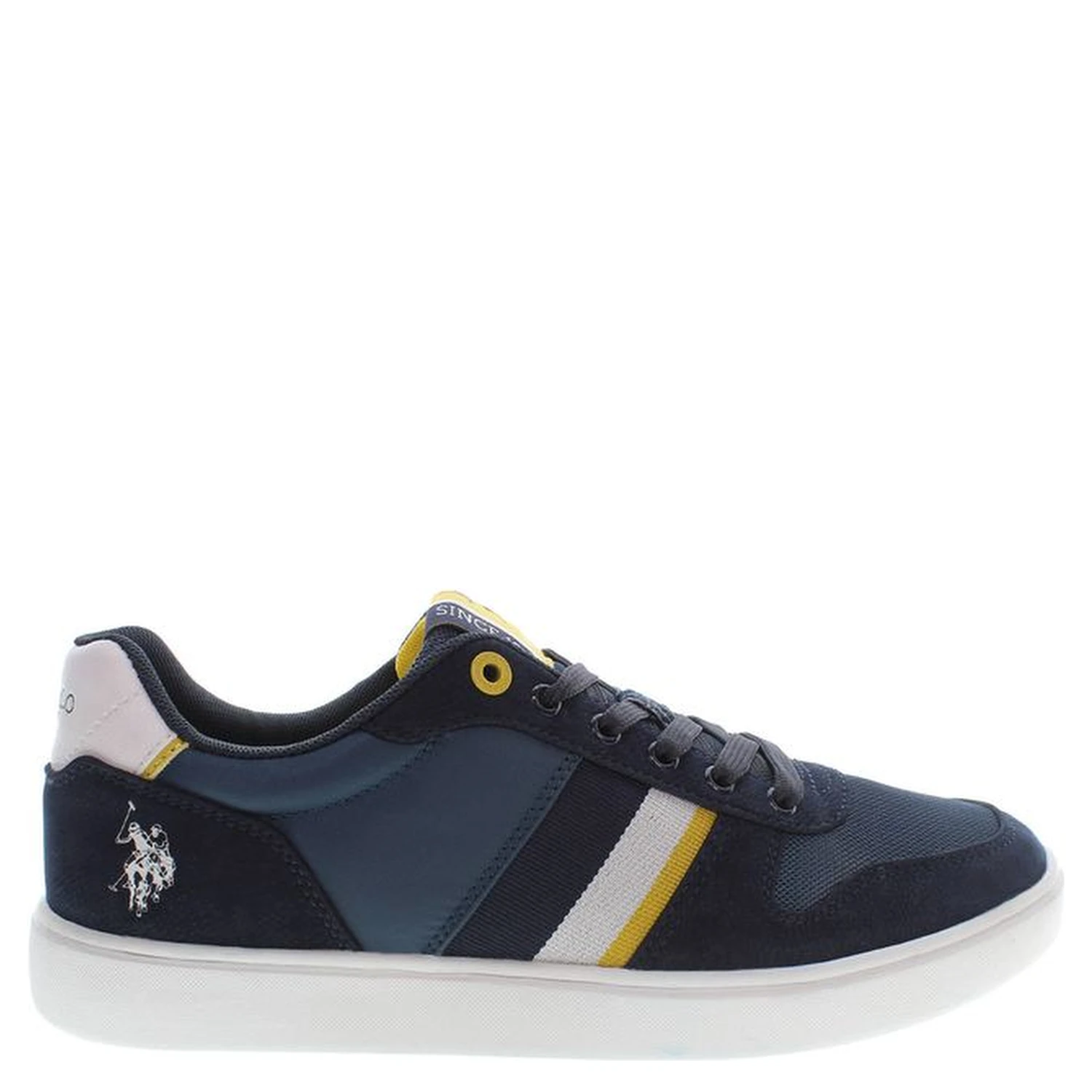 Blue Polyester Men Sneaker