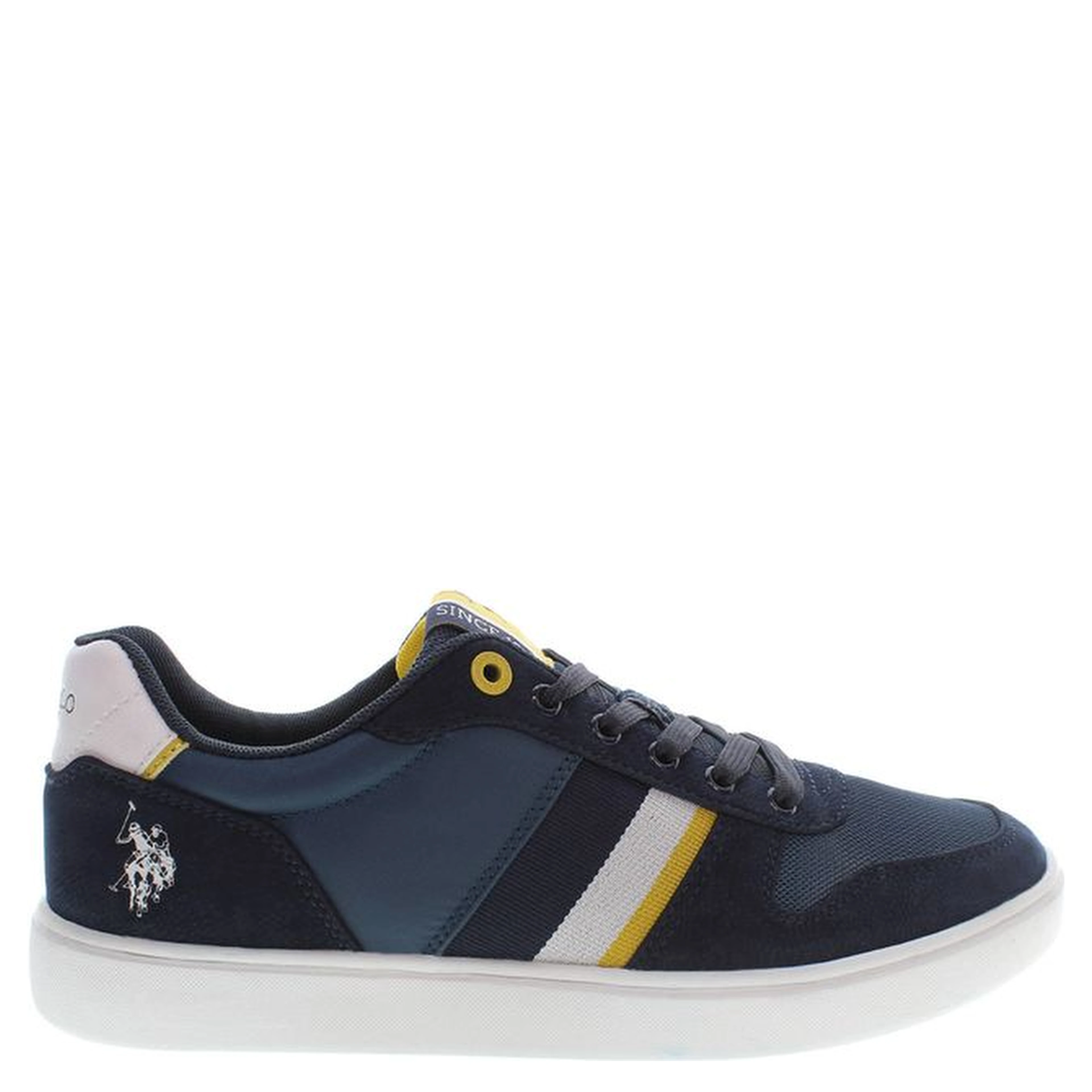 Blue Polyester Men Sneaker