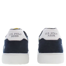 Blue Polyester Men Sneaker