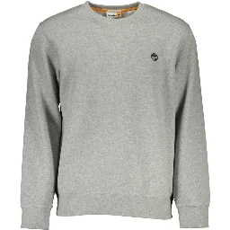 Gray Cotton Men Sweater