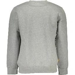 Gray Cotton Men Sweater