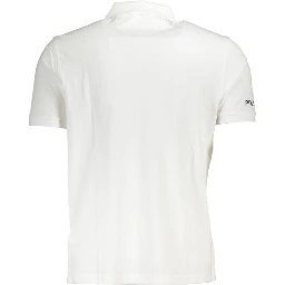 White Cotton Polo Shirt