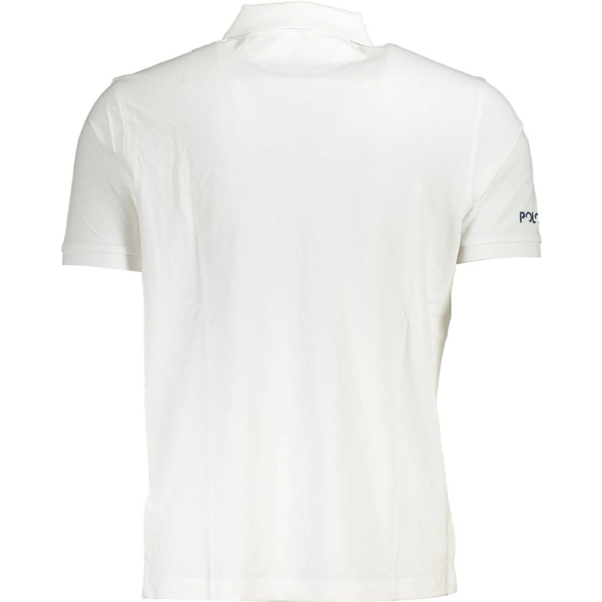 White Cotton Polo Shirt