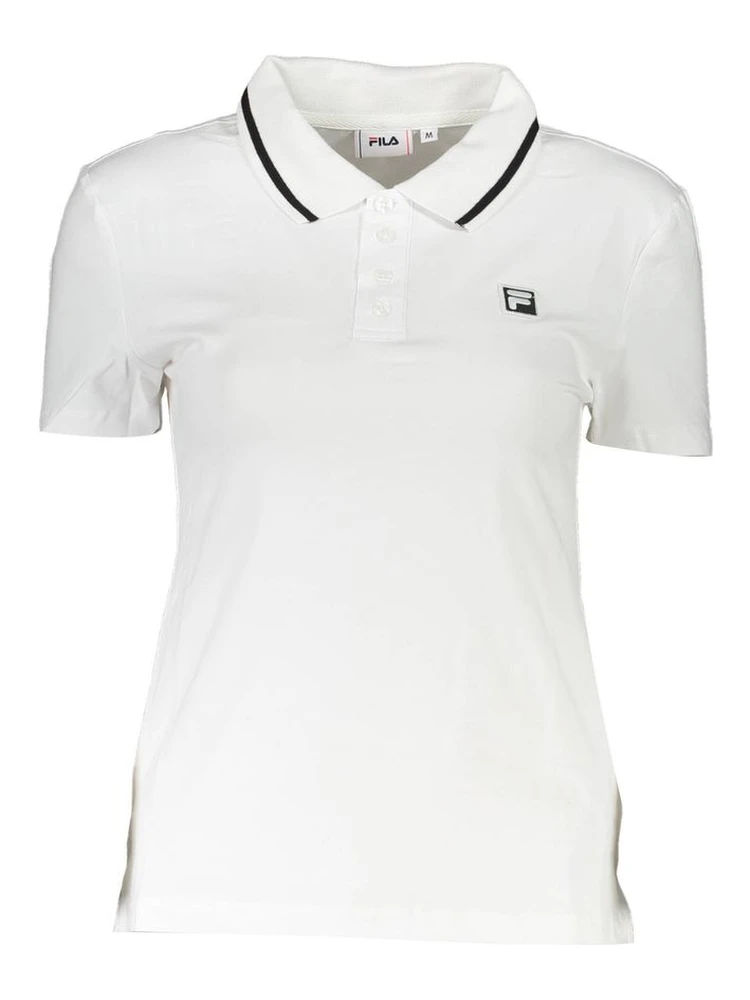 White Cotton Polo Shirt
