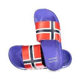 Blue Plastic Men Sandal