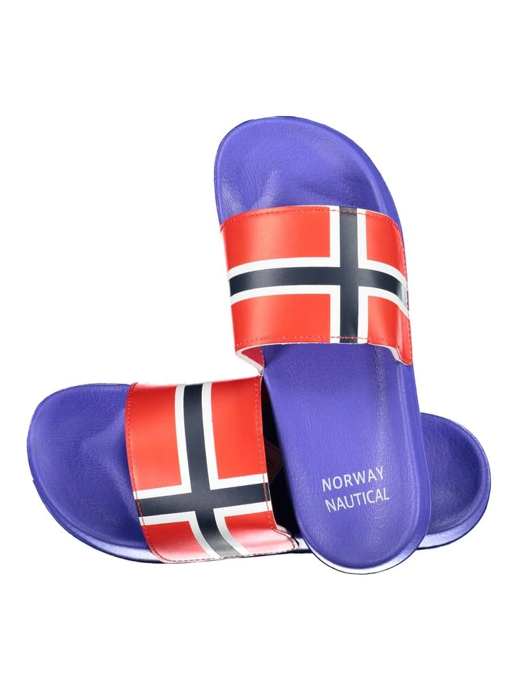 Blue Plastic Men Sandal