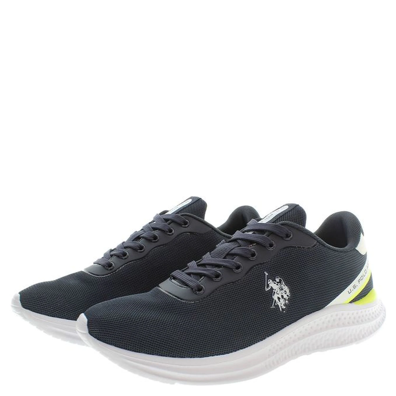 Blue Polyester Men Sneaker