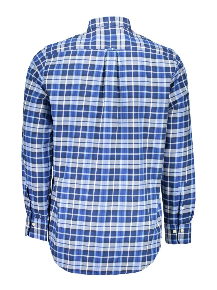 Blue Cotton Men Shirt alternative