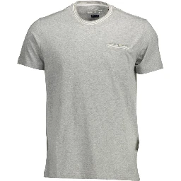 Brown Cotton Men T-Shirt
