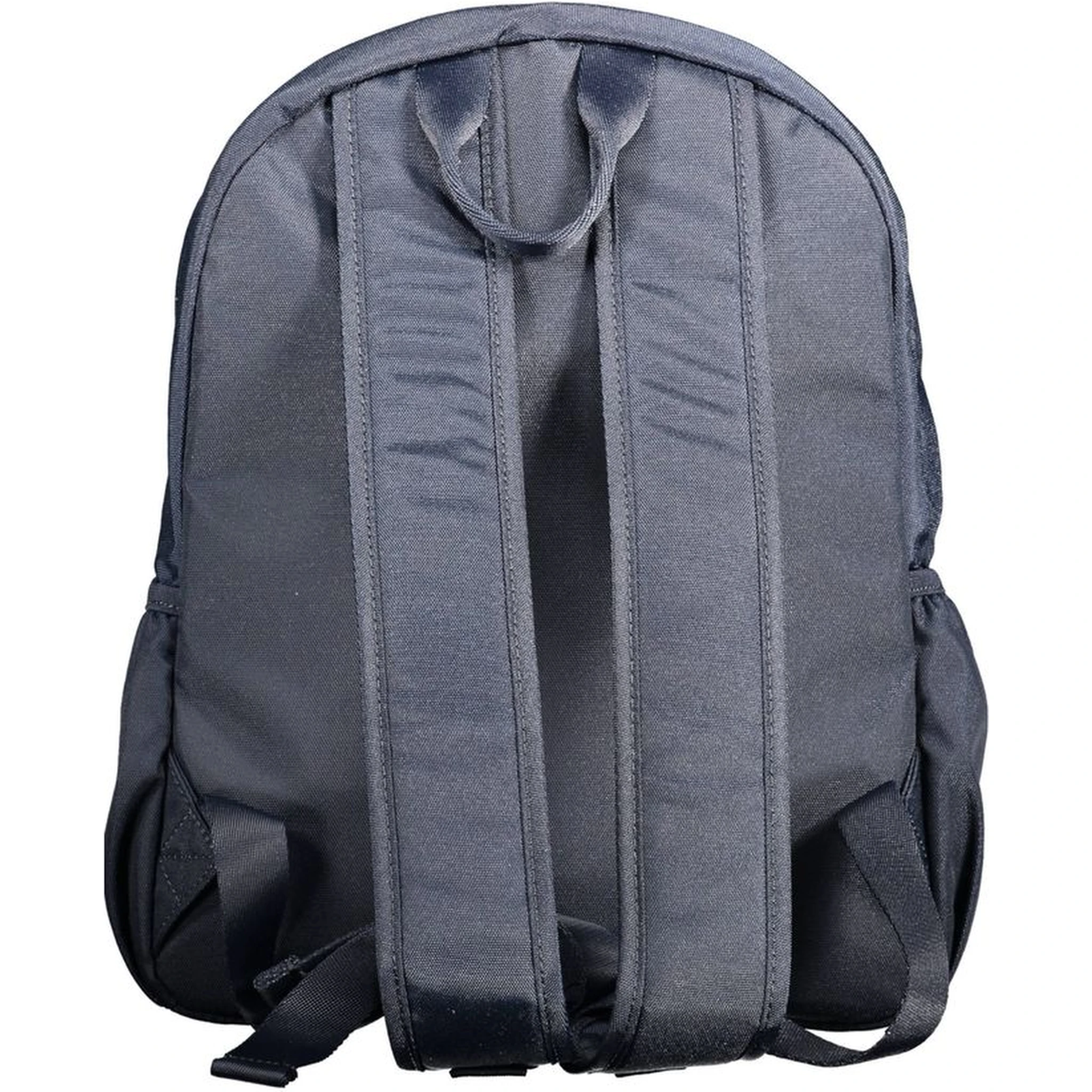 Blue Polyester Men Backpack