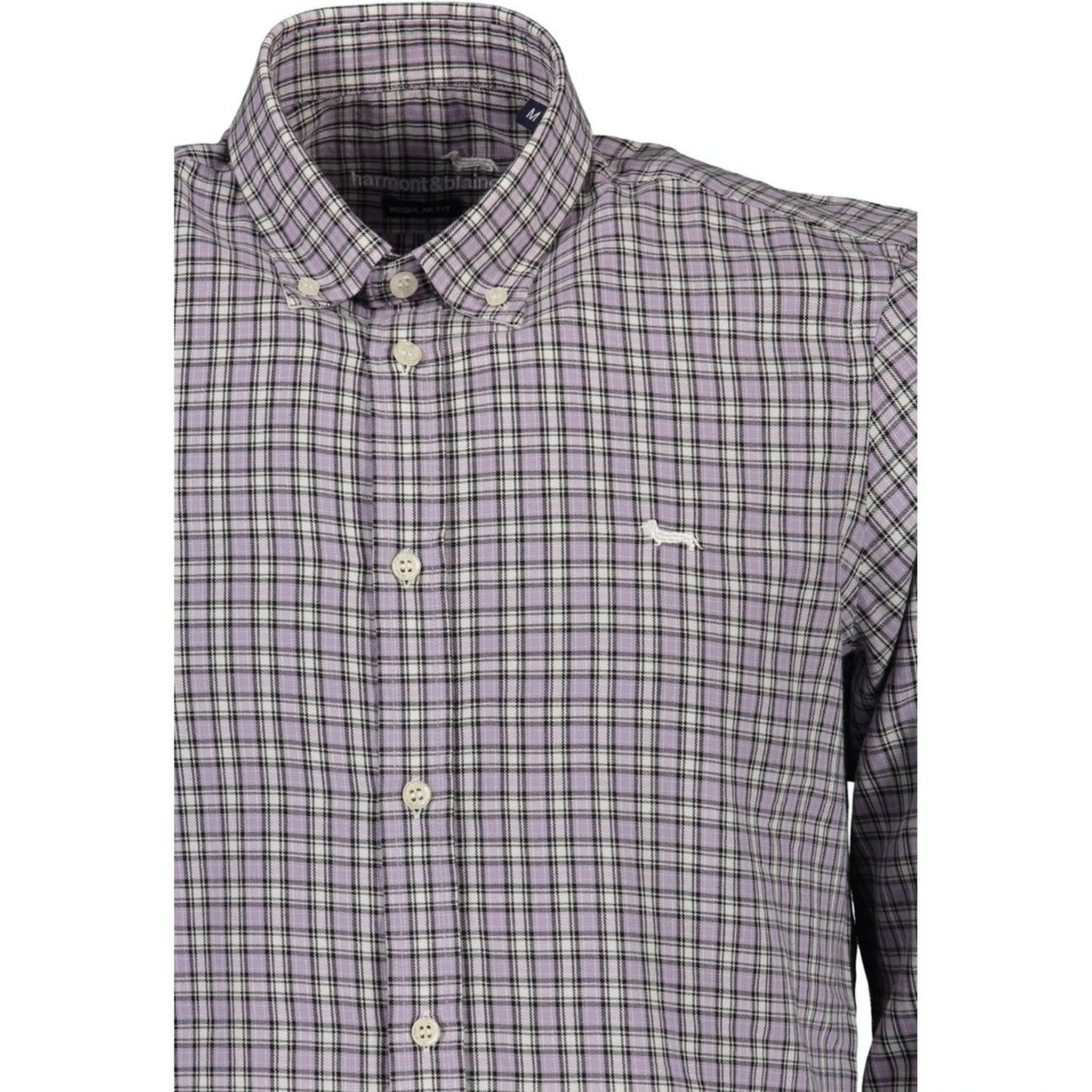 Purple Cotton Men Shirt