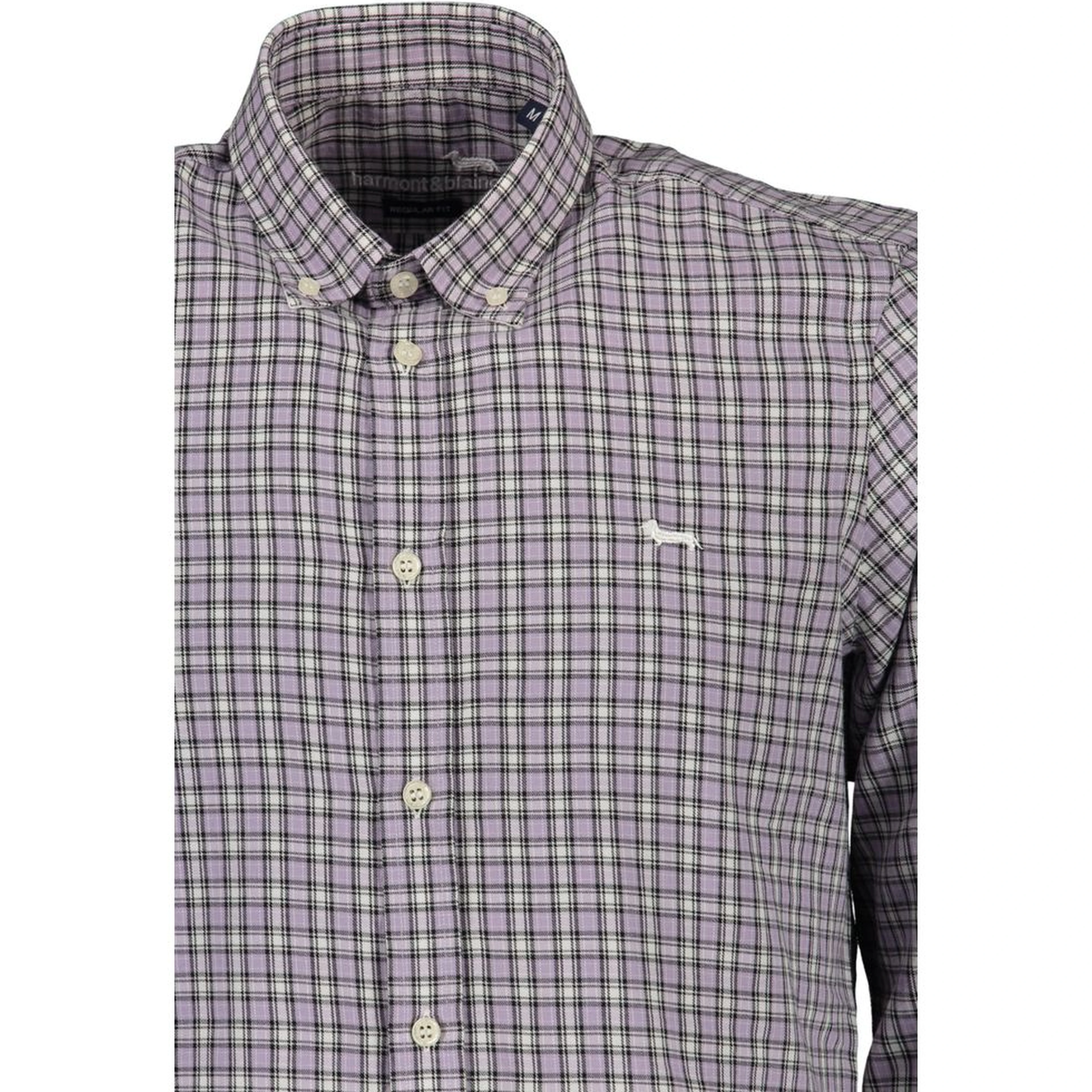 Purple Cotton Men Shirt