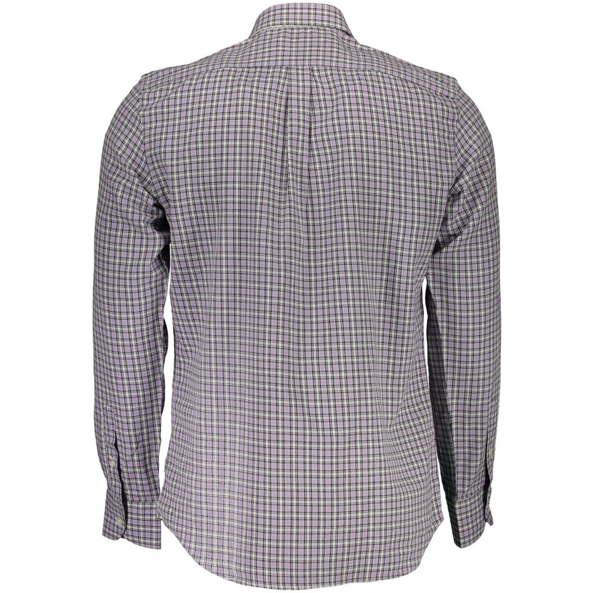 Purple Cotton Men Shirt