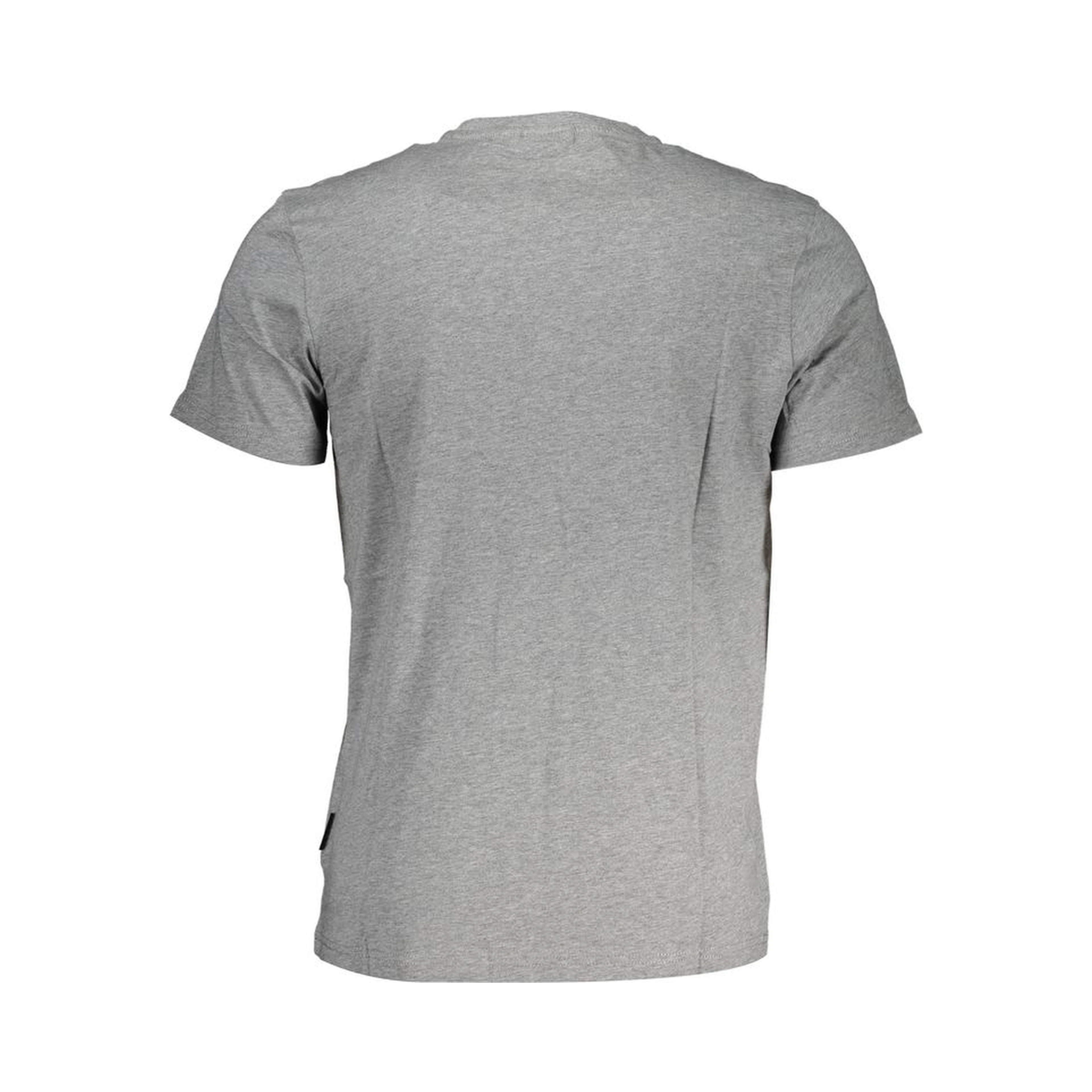 Brown Cotton Men T-Shirt