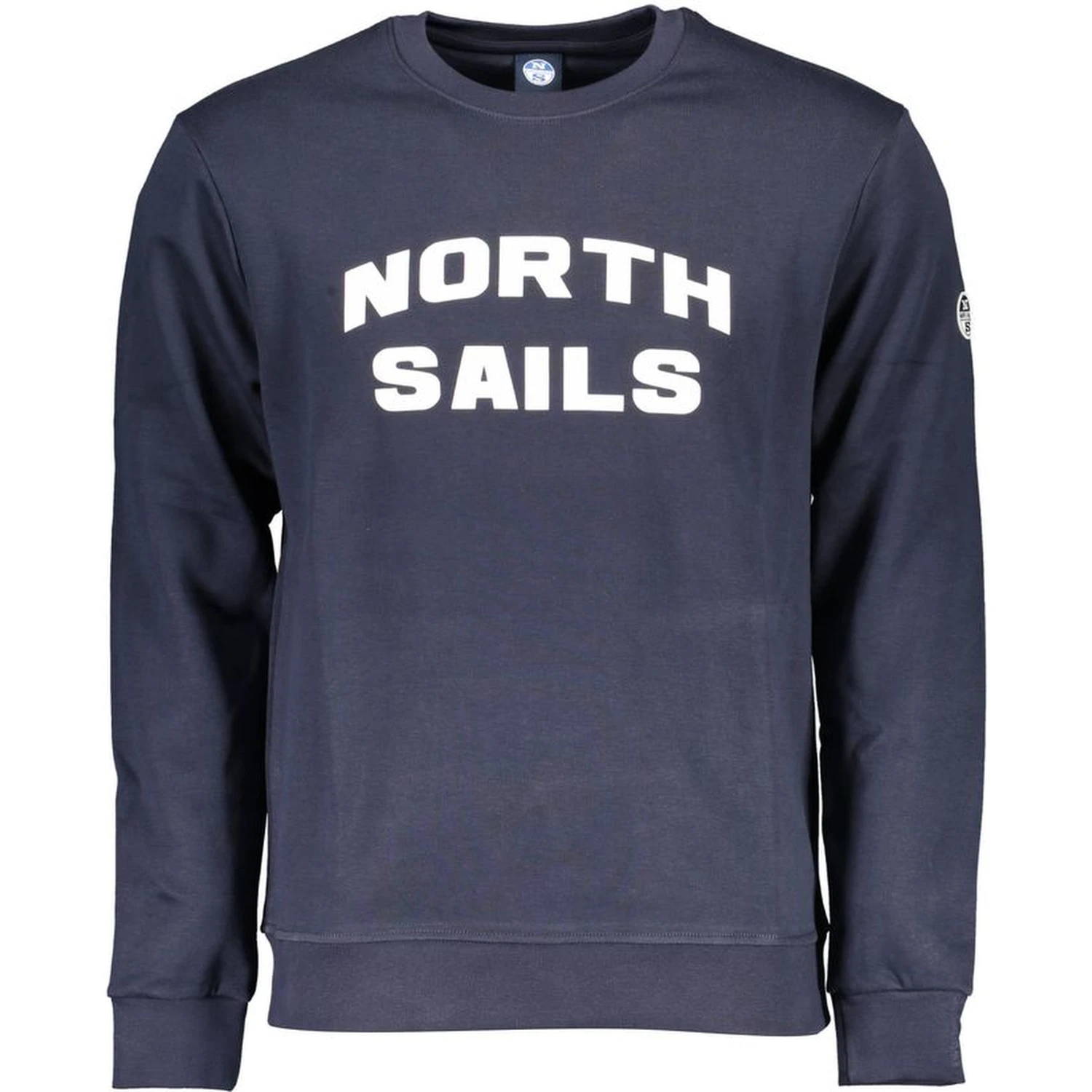 Blue Cotton Men Sweater