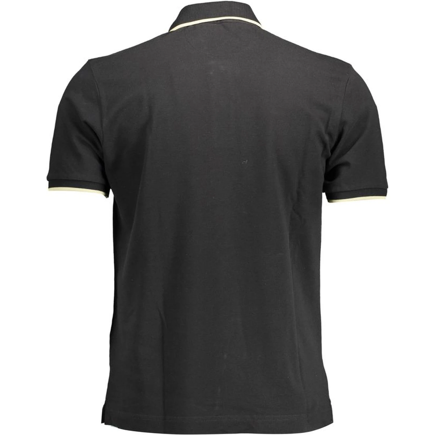 Black Cotton Polo Shirt