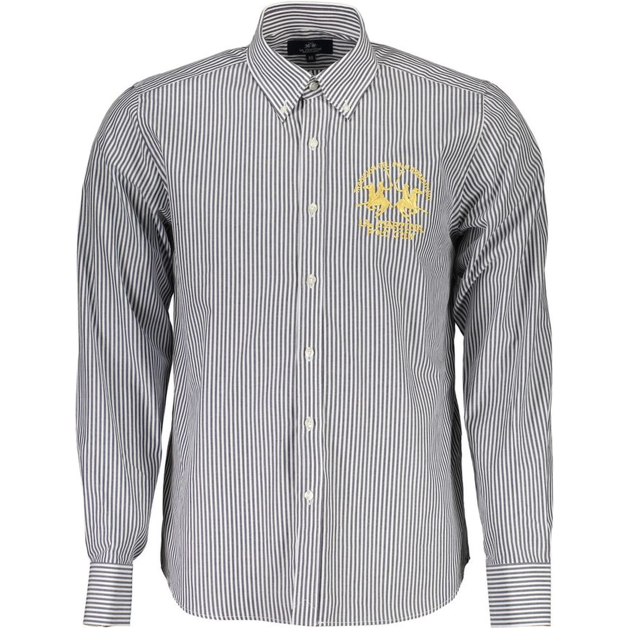 Blue Cotton Men Shirt