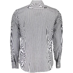 Blue Cotton Men Shirt