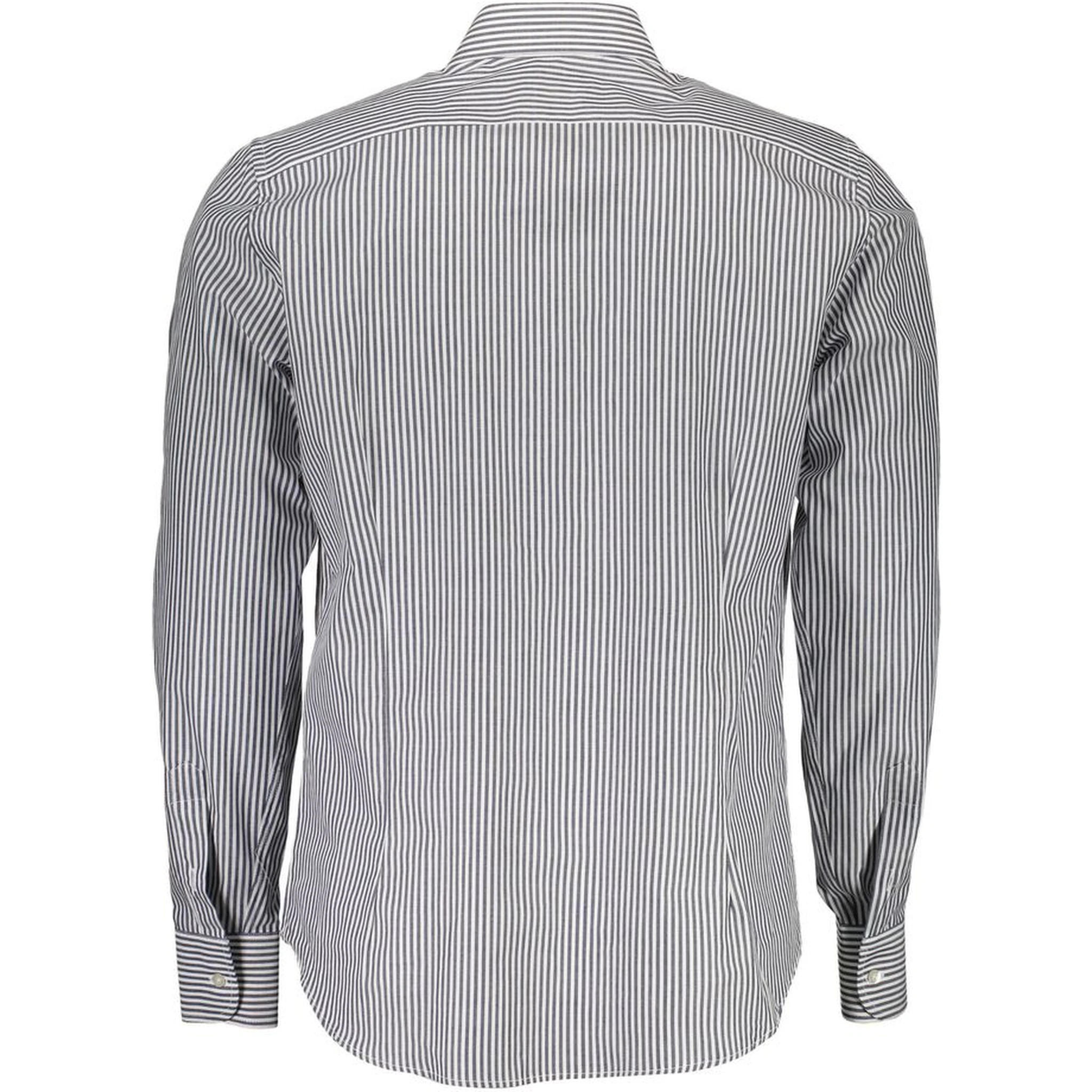 Blue Cotton Men Shirt