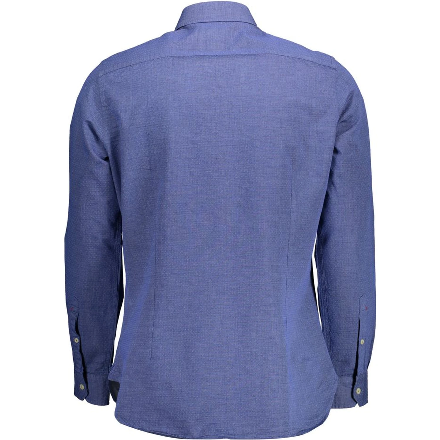 Blue Cotton Men Shirt