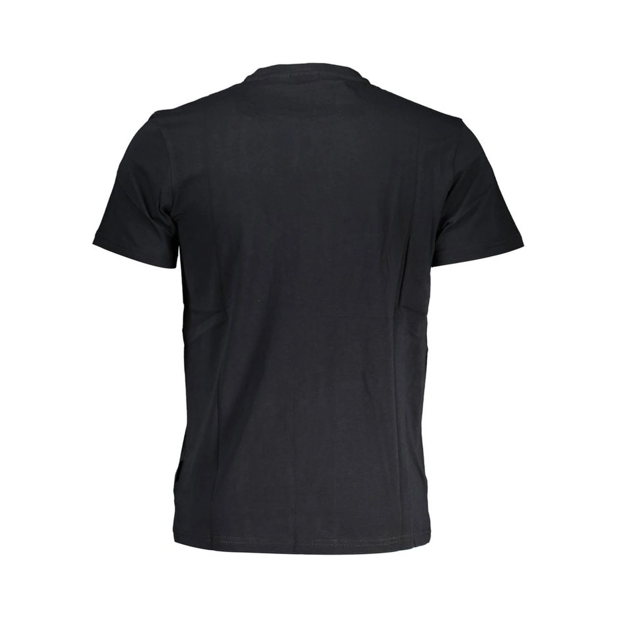 Black Cotton Men T-Shirt