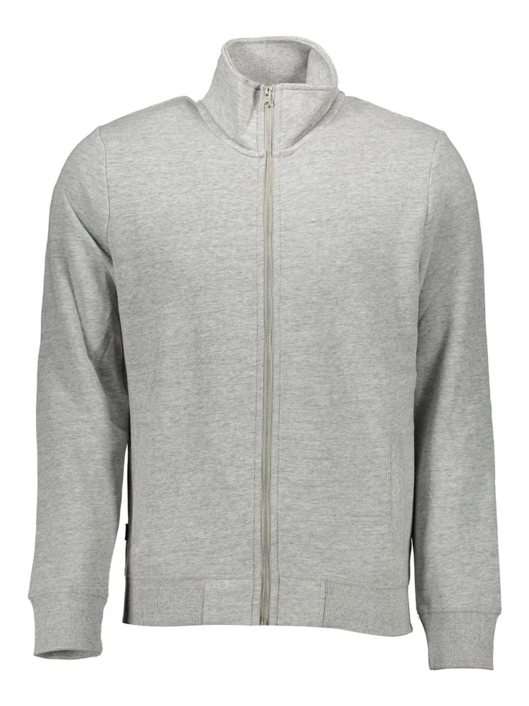 Gray Cotton Men's Sweater