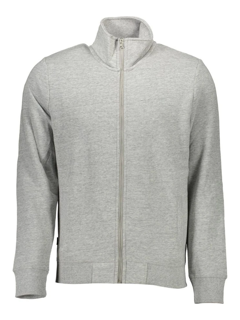 Gray Cotton Men's Sweater