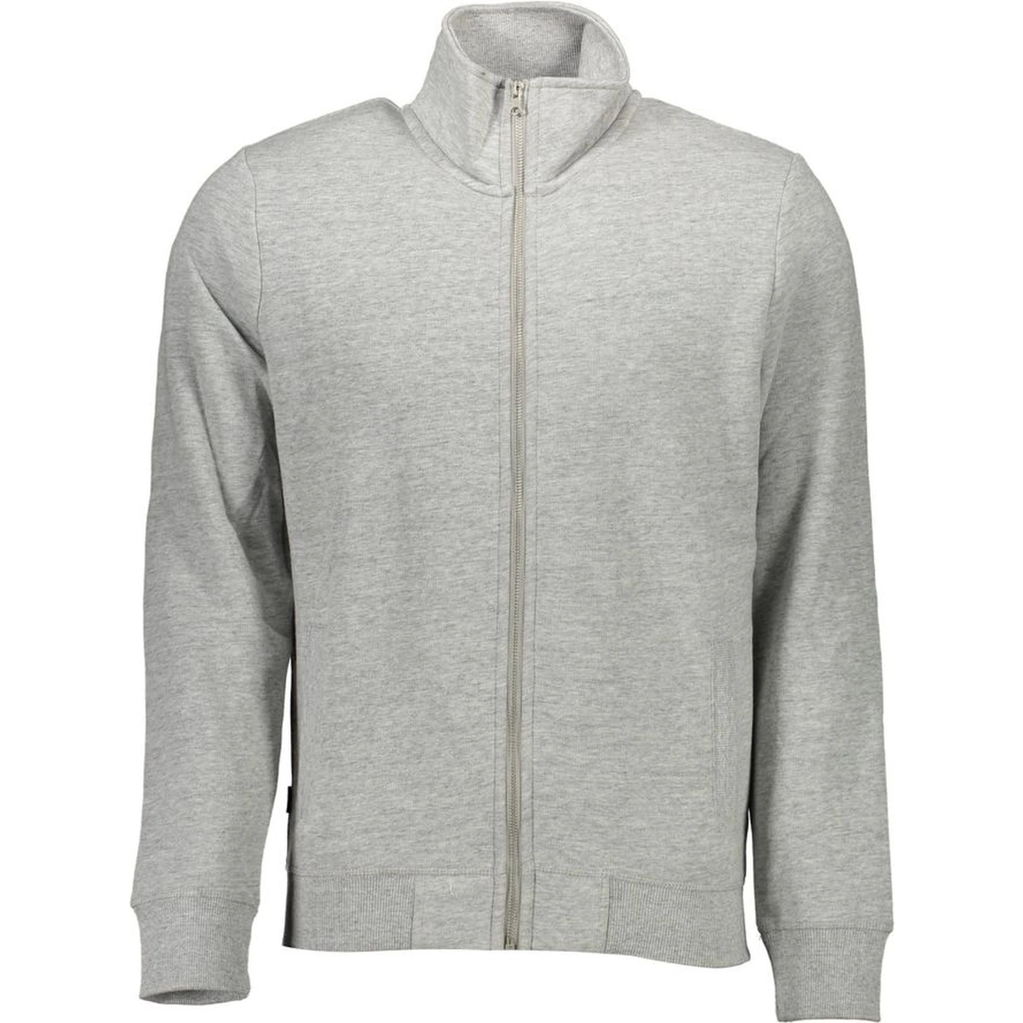 Gray Cotton Men's Sweater