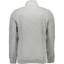 Gray Cotton Men's Sweater