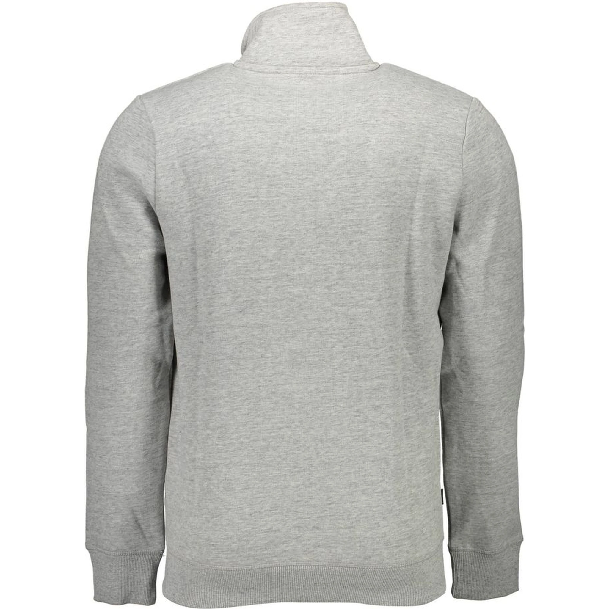 Gray Cotton Men's Sweater