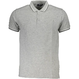 Brown Cotton Men Polo Shirt