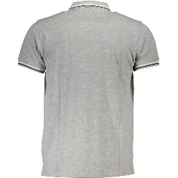 Brown Cotton Men Polo Shirt